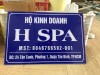 Nền xanh chữ trắng